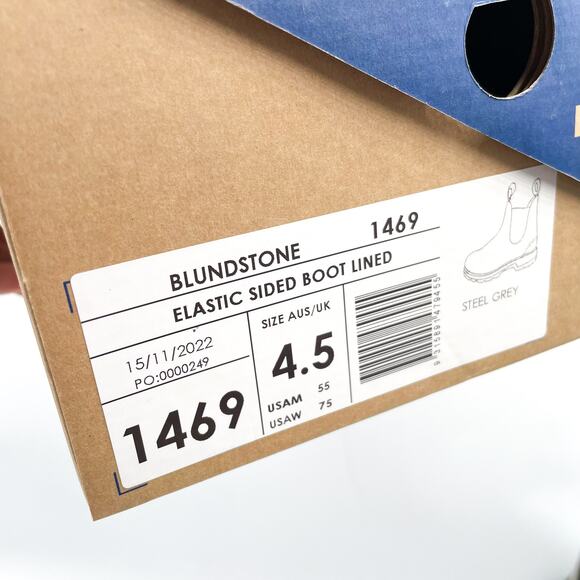 Blundstone‎ 1469 Chelsea Boots Steel Gray Elastic Sided Ankle Sz 7.5 Women's - Picture 11 of 11